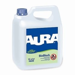 Aura Unigrund Bioblock Укрепляющая грунтовка 10л