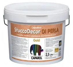 Декоративная шпатлевочная масса CAPAROL STUCCODECOR DI PERLA 2,5Л ЗОЛОТО