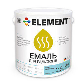 ELEMENT акрилова емаль для радіаторів 2,5л