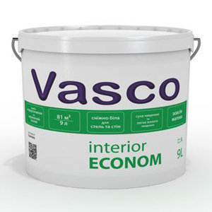 Vasco Interior Econom глибокоматова інтер&#039;єрна фарба 9л