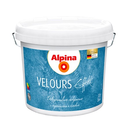 Alpina Velours Effekt декоративная шпатлевка 2.5л