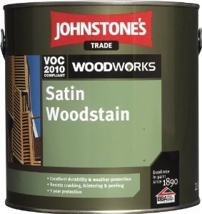 Johnstones Satin Woodstain полуматовый анисептик для древесины 5л