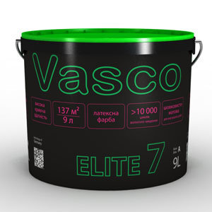 Vasco ELITE 7 латексная краска для внутренних работ 9л