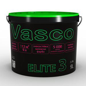 Vasco ELITE 3 латексна інтер&#039;єрна фарба 9л