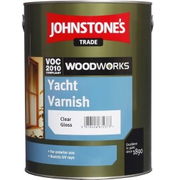 Johnstones Yacht Varnish яхтный лак для наружных работ 5л