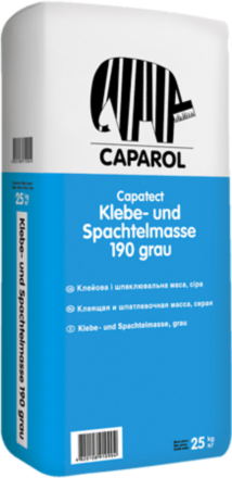 Caparol Capatect Klebe- und Spachtelmasse 190 grau сухой клей 25 кг